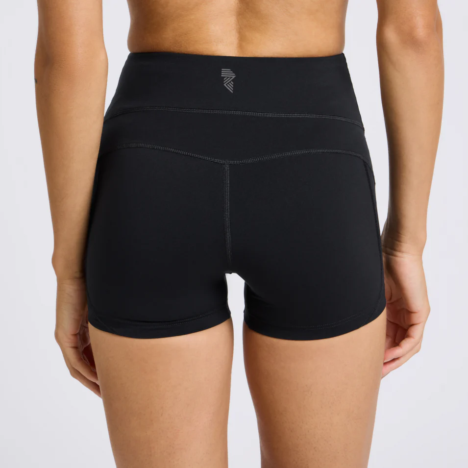 SUPEKNIT™ HIGH-RISE TRAINING SHORT 3” BLACK - Image 4