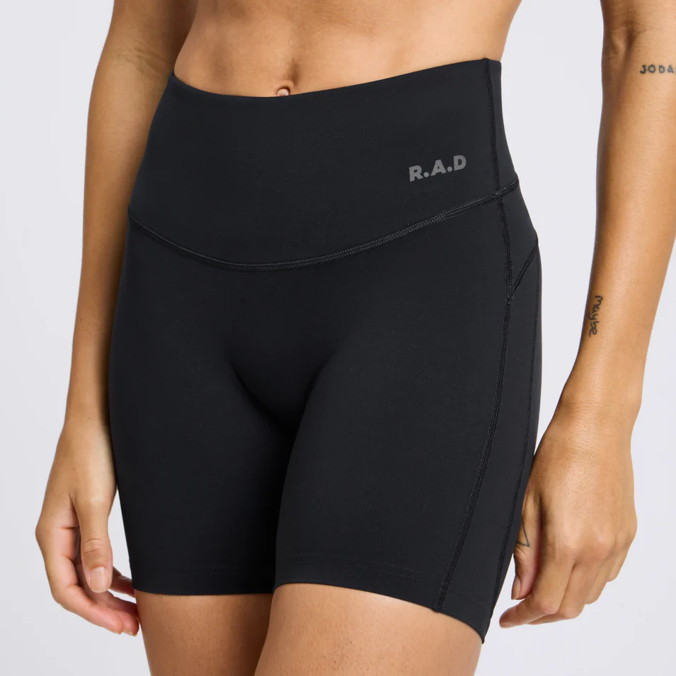 SUPEKNIT™ HIGH-RISE TRAINING SHORT 6” BLACK - Image 3