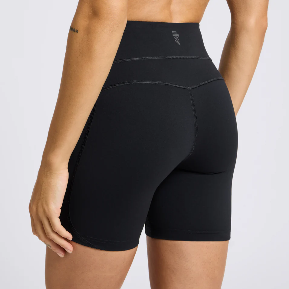 SUPEKNIT™ HIGH-RISE TRAINING SHORT 6” BLACK - Image 5