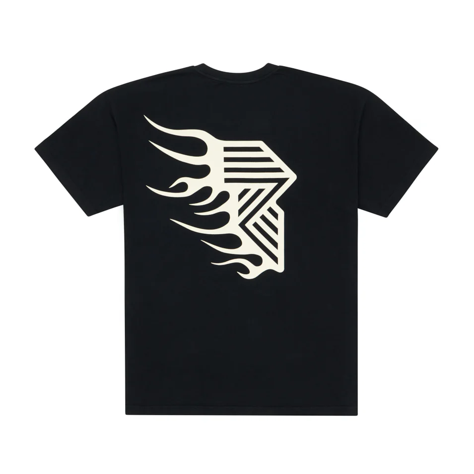 HEAVY™ FLAME TEE BLACK - Image 2
